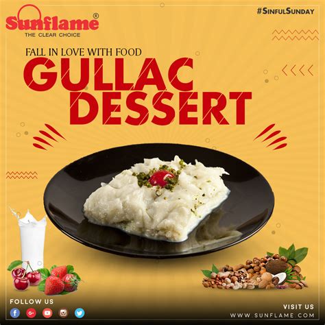 Sunflame Gullac Dessert