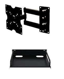 Buy eamazone Wall & Ceiling Mounts for 14-43" LED/LCD TVs w/Set Top Box ...