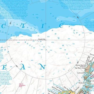Buy National Geographic: The Arctic - North Pole Wall Map - 28 x 22 ...