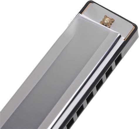 Buy NABIAN Blues Harmonica 10 Holes Key of C Musical Instrument ...