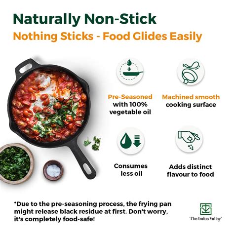 Super Smooth Cast Iron Skillet | Pre-Seasoned | The Indus Valley