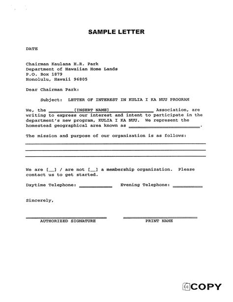 30+ Amazing Letter of Interest Samples & Templates