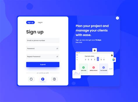 Sign Up Form UI by Edward Tofan on Dribbble