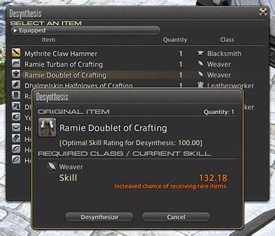 Image result for FF14 Blacksmith Leveling Guide