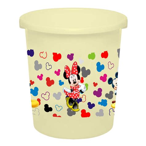 Kuber Industries Disney Team Mickey Print Plastic Garbage Waste ...