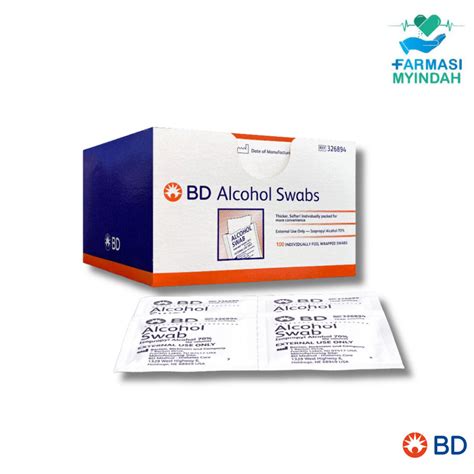 BD Alcohol Swabs 100 pcs | Shopee Malaysia