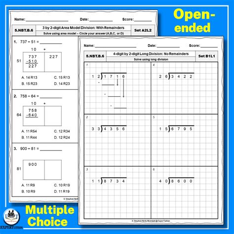 Division Using Two Digit in Grade 5 的图像结果