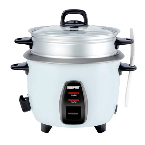 Buy Geepas 350W Rice Cooker & Steamer with Keep Warm Function, 0.6L ...