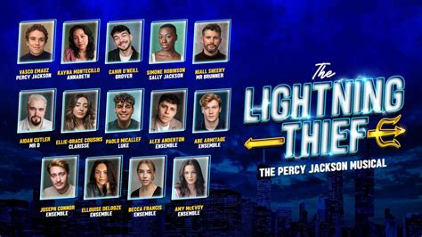 'The Lightning Thief: The Percy Jackson Musical' Unveils UK Tour Cast ...