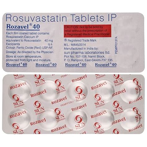 ROZAVEL 40mg - 10 Tablet