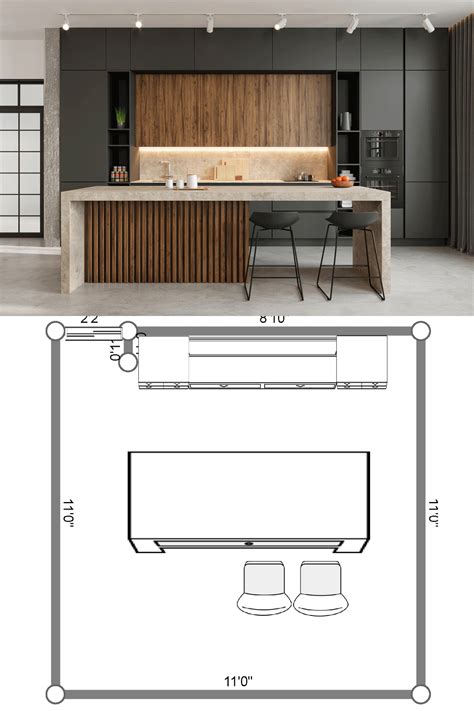 9 Awesome Kitchen Layouts With An Island - Home Decor Bliss