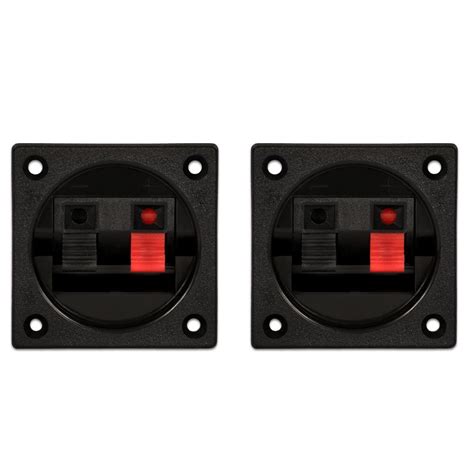 Buy Goldwood Sound Speaker Box Terminal Cups 2 Square Power Speaker ...