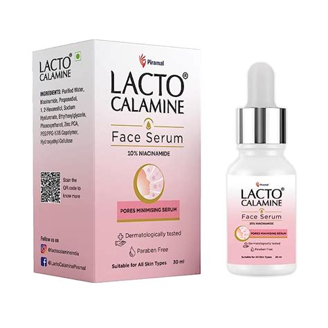 Lacto Calamine 10% Niacinamide Face Serum | 30ml | Pore Minimizing ...