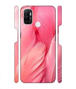 TrishArt Premium ''Pink Feather Pattern'' Printed Hard Mobile Back ...