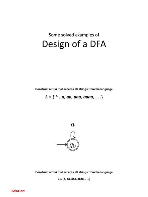 Image result for DFA Examples and Solutions