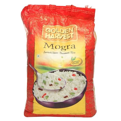Golden Harvest Rice - Basmati Mogra, 10kg Pack : Amazon.in: Grocery ...