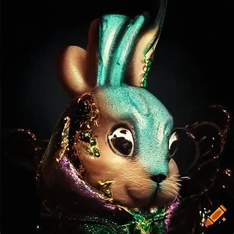 Rabbit with money eating wonka fun dip stick bling surrounded by ...