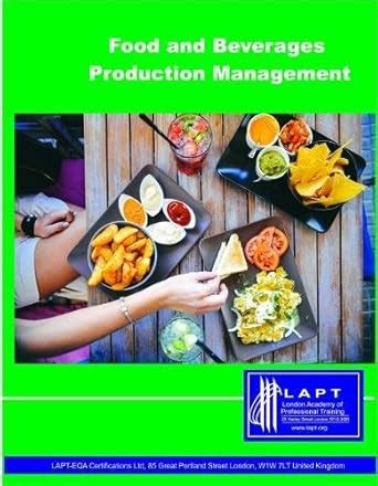 Buy Food & Beverage - Production Management 2018 (Hospitality ...