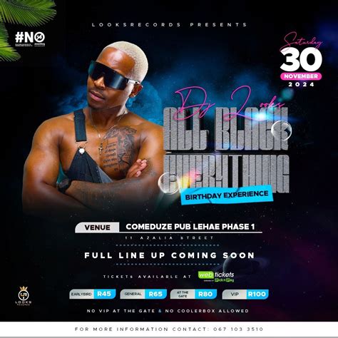 Djlooks All Black Everything Birthday Experience , Come Duze Pub and ...
