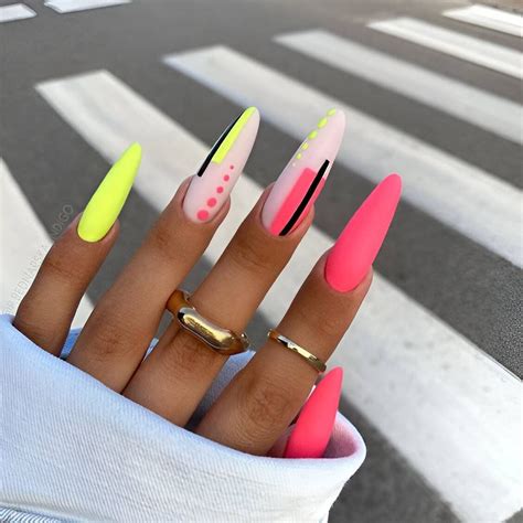 30 Colorful Nail Art Designs To Have Fun And Stay Fabulous | Neon nails ...