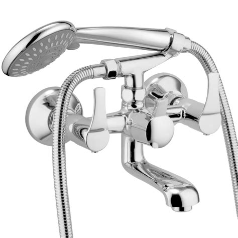 ALTON ESA9295 Brass Wall Mixer With 3-Function Hand Shower, SS-304 ...