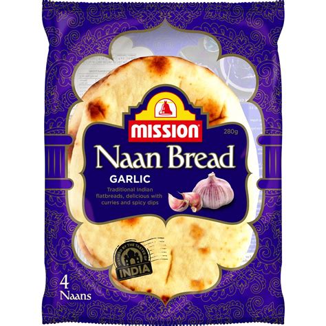 Calories in Mission Naan Bread, Plain calcount