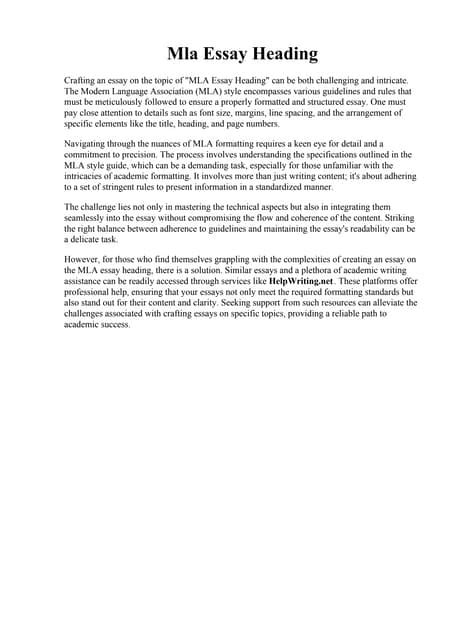 Image result for MLA 8th Edition Essay Example