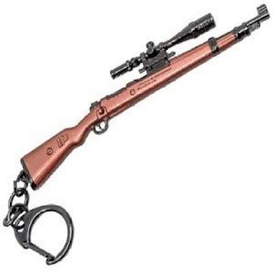 SSS Enterprises PUBG Kar98K with 8X Scope - Brown - 12 CM - Key Chain ...