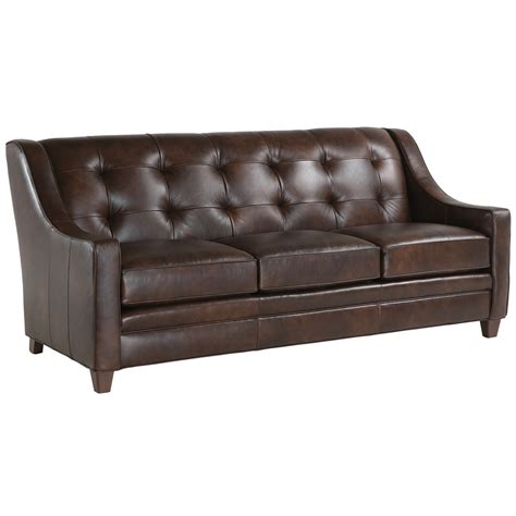 SOFA SB203-10-L | SMITH BROTHERS COLLECTION | PENNY MUSTARD