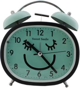 Tootpado Analog Twin Bell Alarm Clock With Light 5 Inch - Blue (5CLK11 ...