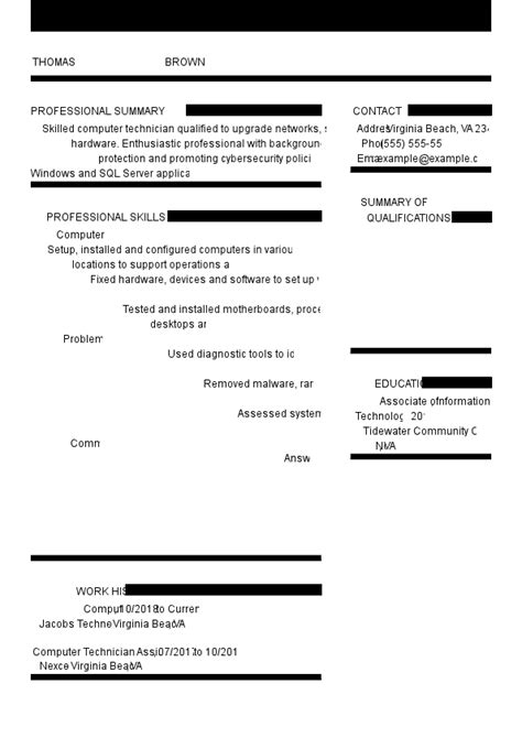 Image result for Computer Information Technology Resume