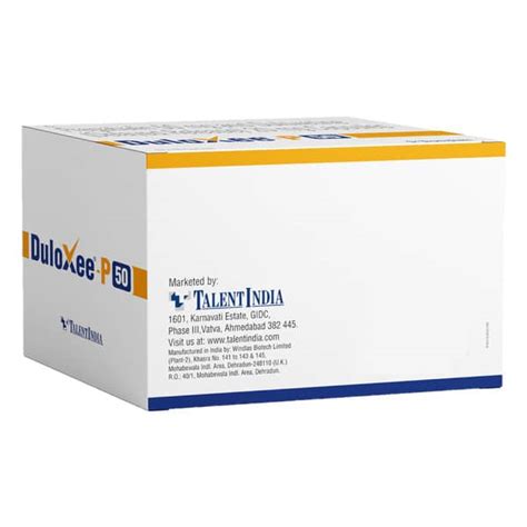 Duloxee P 50mg Strip Of 10 Capsules: Uses, Side Effects, Price & Dosage ...
