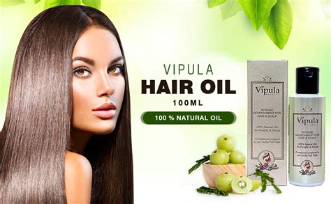 Buy Vipula Ayurvedic Herbal Hair Oil for Stronger Longer and Thicker ...