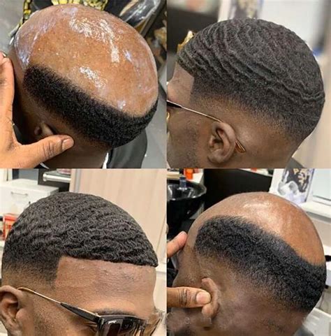 black men's hair replacement wigs