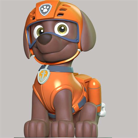 Zuma - Paw Patrol 3D Model by lovemodel