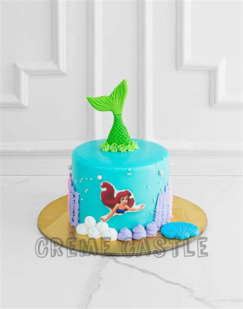 Mermaid Theme Cakes | Kids Cake Designs Noida & Gurgaon - Creme Castle