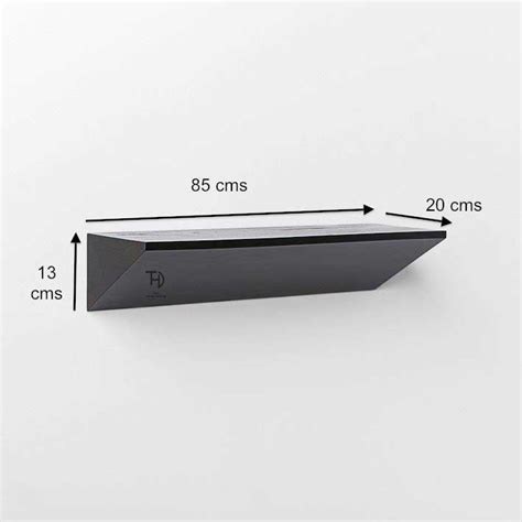 Trio wall rack black for home decor | The Home Dekor