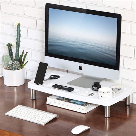 Buy FITUEYES Plastic Monitor Stand, Computer Monitor Riser with Storage ...