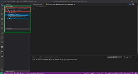 Connecting to SQL Databases From vs Code 的图像结果