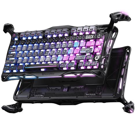 Gravastar Mercury K1 Pro 75 Wireless Mechanical Gaming Keyboard Gasket ...