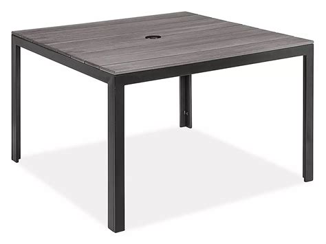 Patio Table - 46" Square H-8591 - ULINE