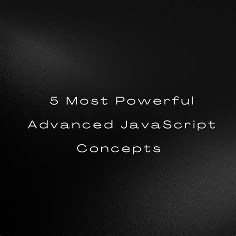 Image result for JavaScript Advanced Concepts