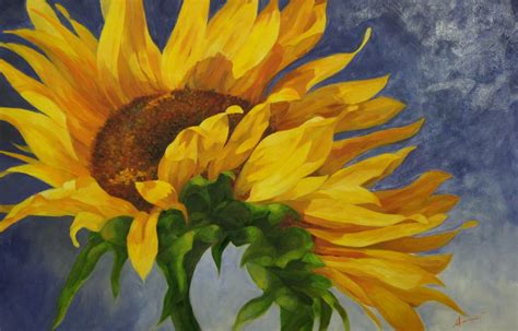 Easy Sunflower Watercolor Painting at Mary Lithgow blog