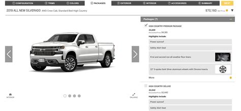 Build Your Own 2019 Chevy Silverado 1500: Here's How You Can Spend Over $70,000 (Configurator ...