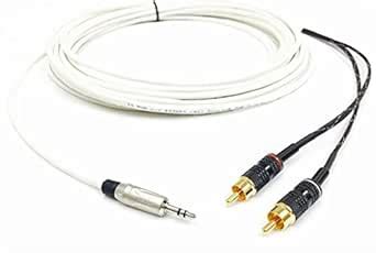 35 Foot 3.5MM to 2 RCA Plenum CL3P Stereo Audio Cable Male to Male by ...