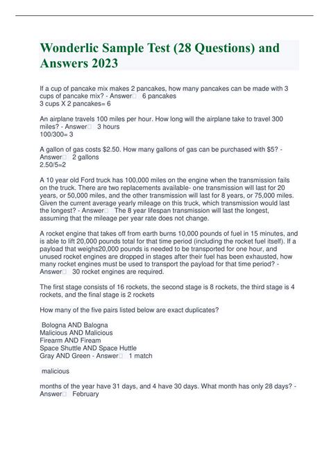 Image result for Wonderlic Test Questions