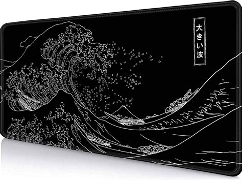IMAYONDIA Grand Tapis de Souris Japonais Great Wave (89,9 x 40,9 cm ...