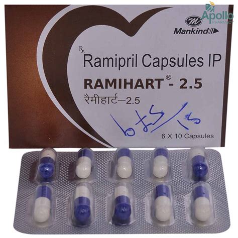 RAMIHART 2.5MG CAPSULE Price, Uses, Side Effects, Composition - Apollo ...