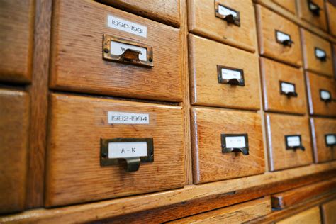 Library Card Catalogue 的图像结果