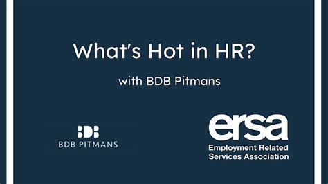 Whats Hot in HR with BDB Pitmans, September 19 2023 | Online Event ...
